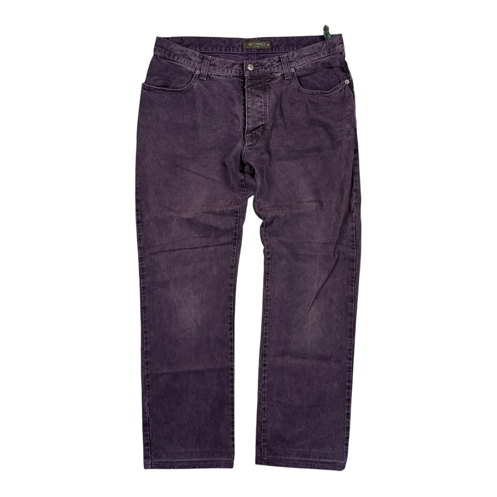 Y2K Straight Purple Jeans