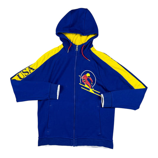 Downhill Skier Zipper