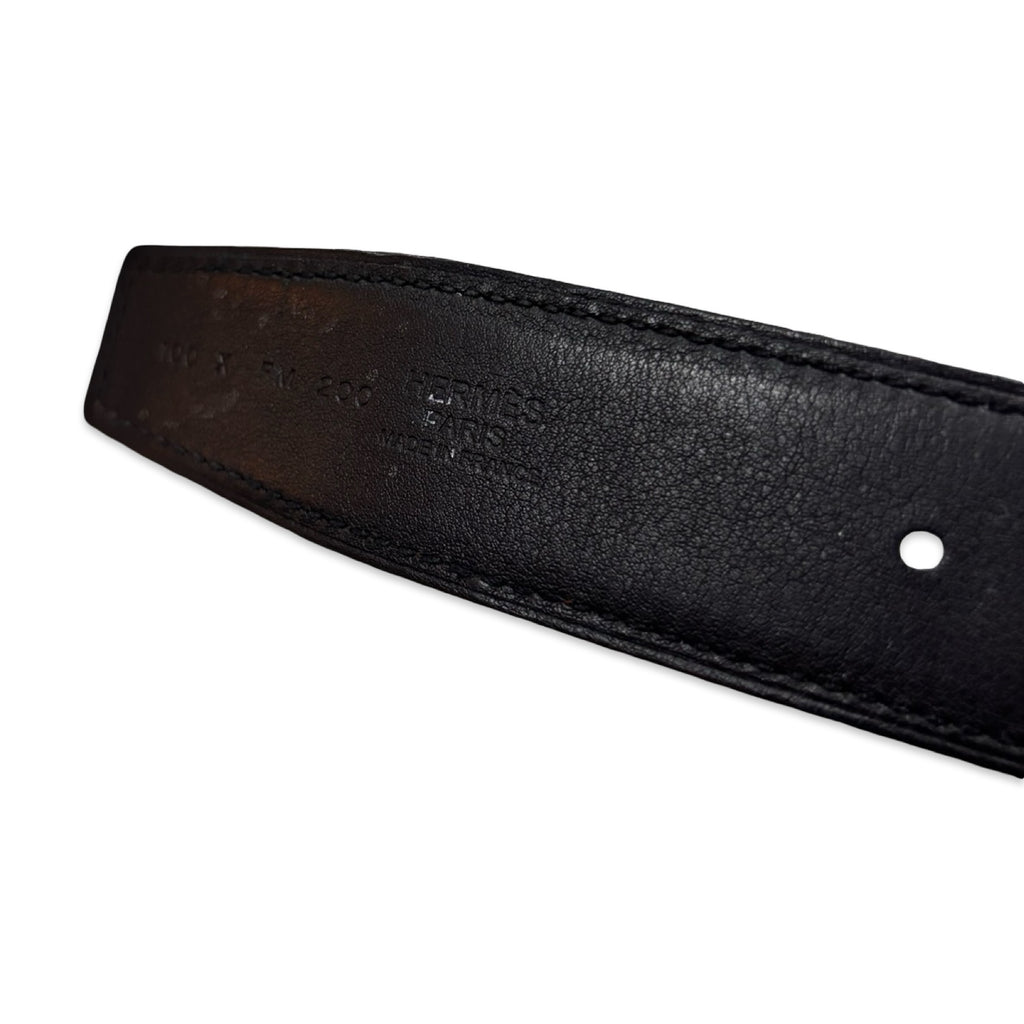 Reverse Gürtel (Schwarz/Dunkelbraun)
