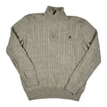 Cable Half Zip Knit