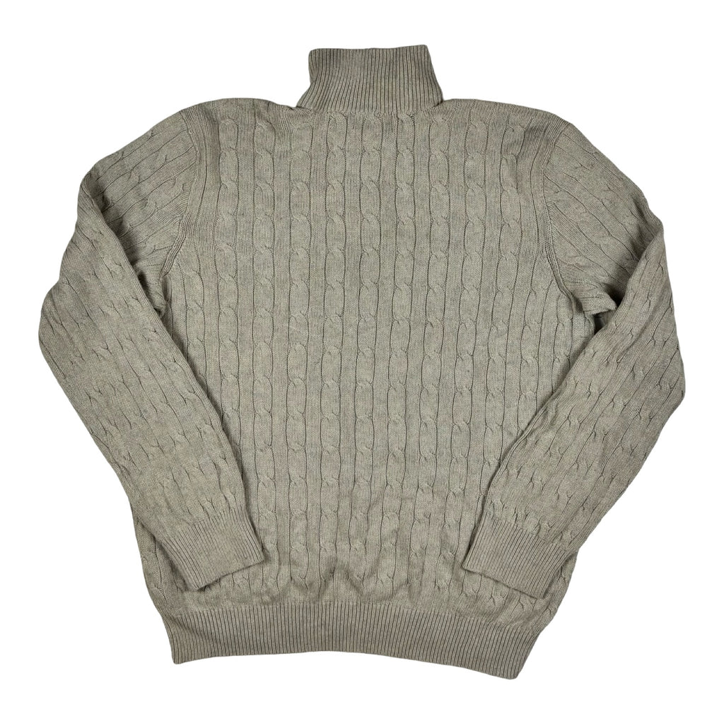 Cable Half Zip Knit