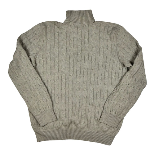 Cable Half Zip Knit