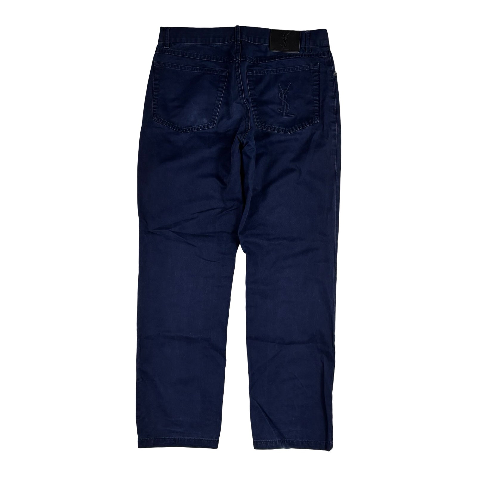Big YSL Straight Jeans